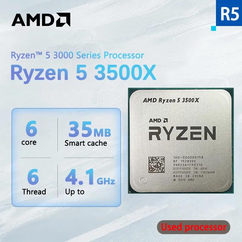 ߰ AMD Ryzen 5 3500X R5 3500X 3.6 GHzGAMING Zen 2 0.007 6 ھ 6  CPU 65W L3 = 32M 100 000000158  AM4